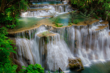 Huay Mae Kamin Waterfall National Park, Kanchanaburi, Thailand