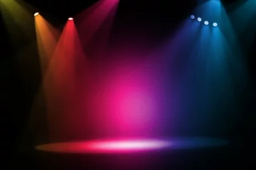 Rolgordijnen Colorful stage background © kittiyaporn1027