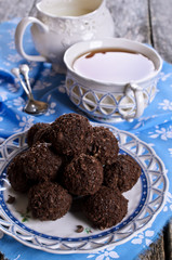 Fototapeta na wymiar Chocolate chip cookies