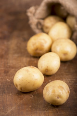 Fototapeta premium Raw potatoes