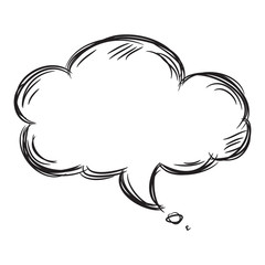 Hand Drawn Speech Bubble