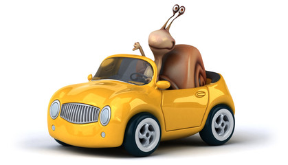 Obraz premium Fun snail