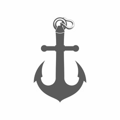 Anchor silhouette vector illustration / Vector illustration, Anchor - Vessel Part, Silhouette, Ship, Old-fashioned,Tattoo, Vintage, Symbol