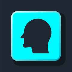 head profile icon