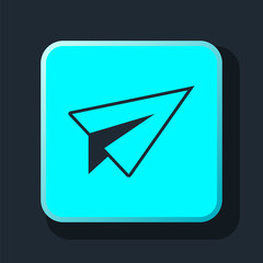 icon paper plane