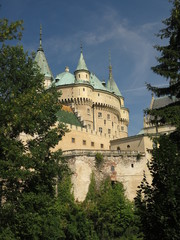 Fototapeta na wymiar Bojnice romantic castle, Slovakia