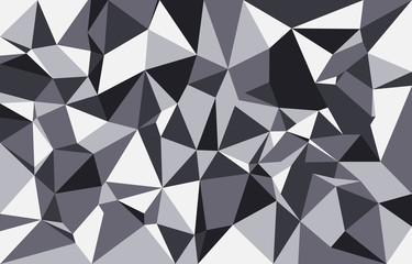 Gray polygonal background. Vector version