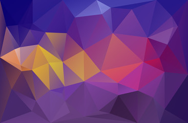 Obraz premium Violet polygonal background