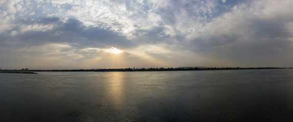 Fototapeta premium Nile sun set