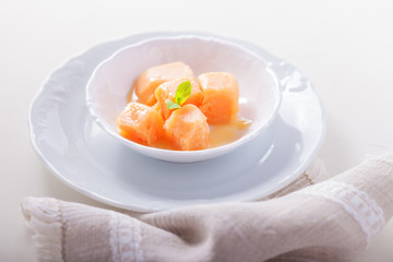 Apricot sorbet