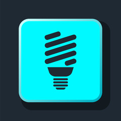 save energy light bulb icon