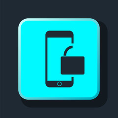 unlocked phone icon