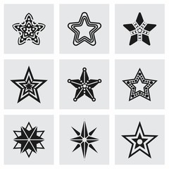 Obraz premium Vector Stars icon set