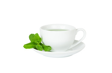 cup of mint tea