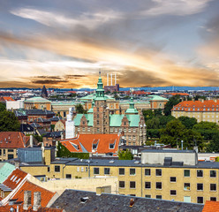 Cityscape of Copenhagen, Denmark