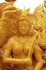 Candle Festival UBON RATCHATHANI, THAILAND - August 2: "The Candles are carved out of wax, Thai art form of wax(Ubon Candle Festival 2015) on August 2, 2015, UbonRatchathani, Thailand