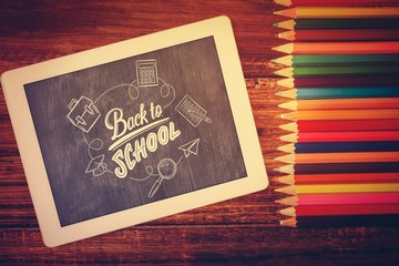 Composite image of back to school