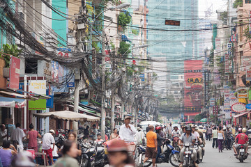 Saigon,Vietnam - obrazy, fototapety, plakaty