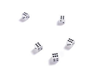 White dice