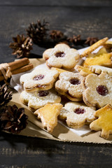 Naklejka premium Weihnachtsgebäck