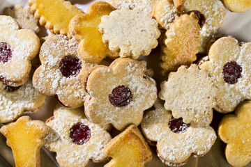 Nahaufnahme von Weihnachtsplätzchen
