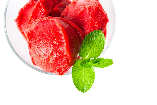 Strawberry Sorbet