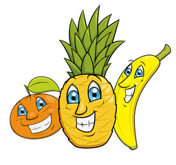 Smiling fruits
