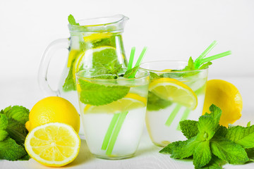 Delicious refreshing lemonade