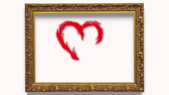 Animazione I love USA con cornice