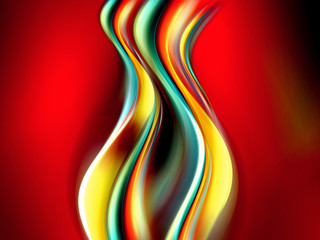 Multicolor design. Abstract wave background