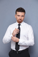 businessman in the studio