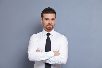 businessman in the studio