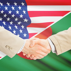 Businessmen handshake - United States and Bangladesh