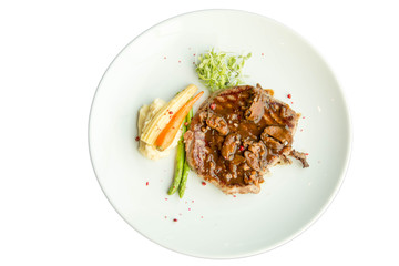 Gourmet style veal sirloin steak
