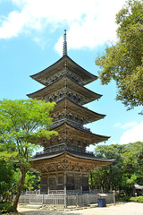 Obraz premium 能登妙成寺五重塔