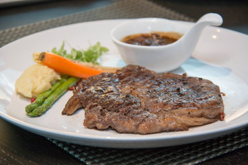 Gourmet style veal sirloin steak