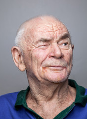Portrait of an elderly man