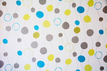 Abstract background with geometric elements and lines of differe