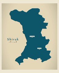 Modern Map - Shirak AM