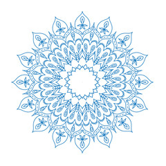 Mandala. Round Ornament Pattern. Vintage decorative elements. Hand drawn background. Islam, Arabic, Indian motifs.
