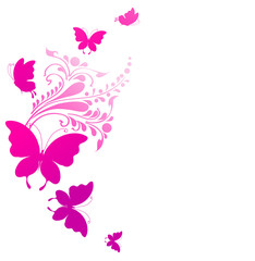 Fototapeta na wymiar butterflies design