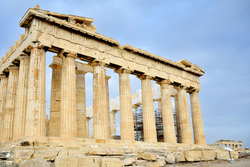 Obraz premium Parthenon on the Acropolis in Athens