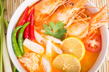 Tom Yum Goong, Thai hot spicy soup shrimp