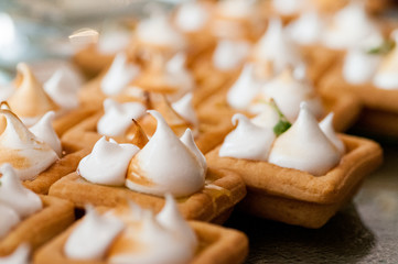 Cupcakes with whipped cream