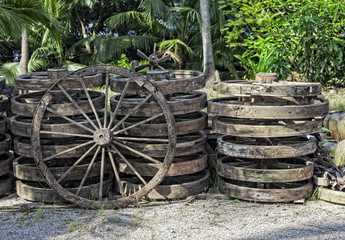 wagon wheels