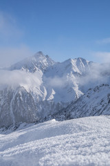 Obraz premium Zima w górach