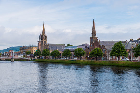 Inverness city view from the river side