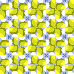 Abstract seamless pattern motif background. Geometric colorful s