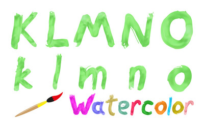 Watercolor font