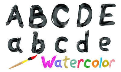 Watercolor font